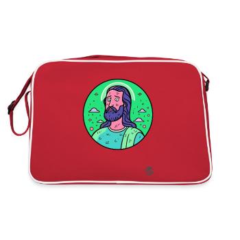 The doubted Saviour Jesus Christ - Retro Bag - red/white - Back