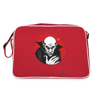 Horreur Effrayant Nosferatu Vampire - Sac Retro - rouge/blanc - Dos