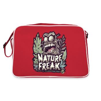 Design sauvage « Nature Freak » pour les amoureux de la nature - Sac Retro - rouge/blanc - Dos