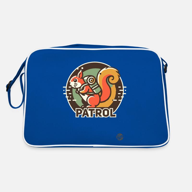 Waldpatrouille Camper Eichhörnchen Retro Tasche