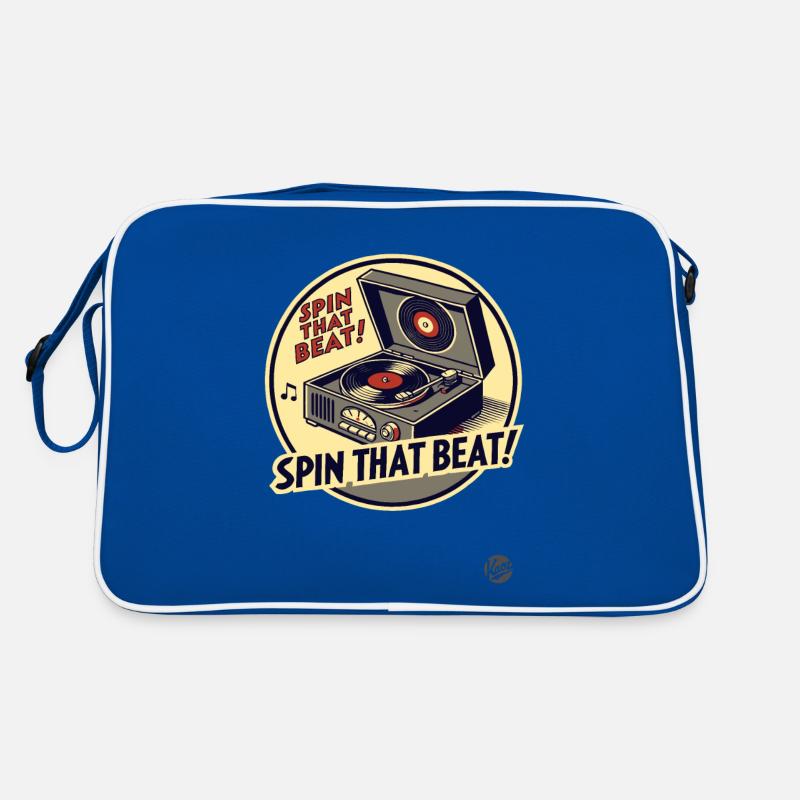 Boîtier de platine vinyle rétro vintage Sac Retro