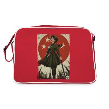 Vintage Socialism Communism Propaganda - Retro Bag - red/white - Back