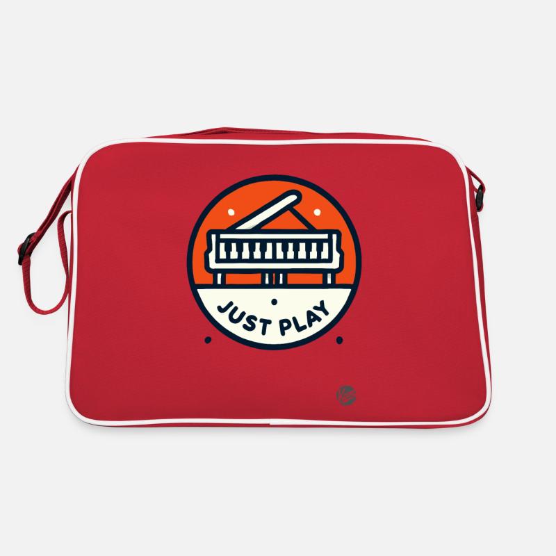 Einfach Klavier spielen Retro Tasche