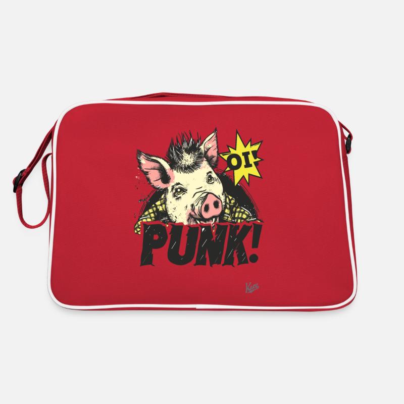 Oi! Punk Pig Retro Bag