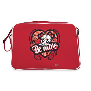 Cœur et crâne : sois à moi - Sac Retro - rouge/blanc - Dos