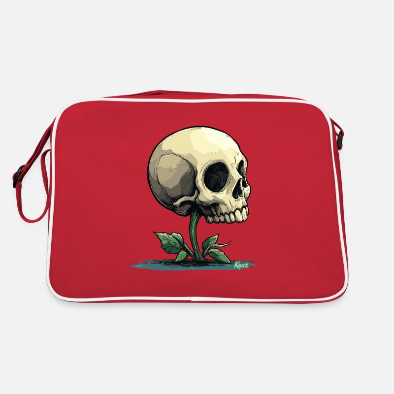 Skull Plant Retro Bag