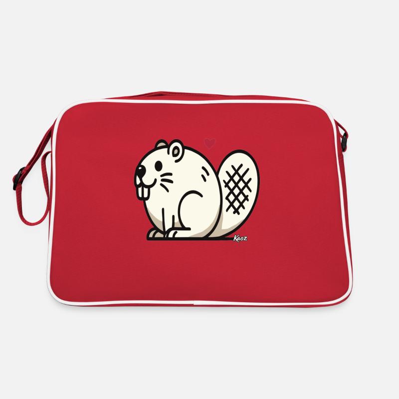 Drôle de castor gras Sac Retro