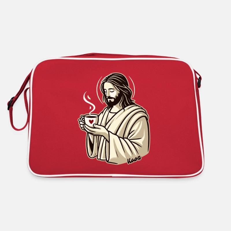 Jésus aime le café Sac Retro