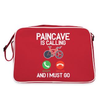 Paincave appelle et je dois triathlon - Sac Retro - rouge/blanc - Dos