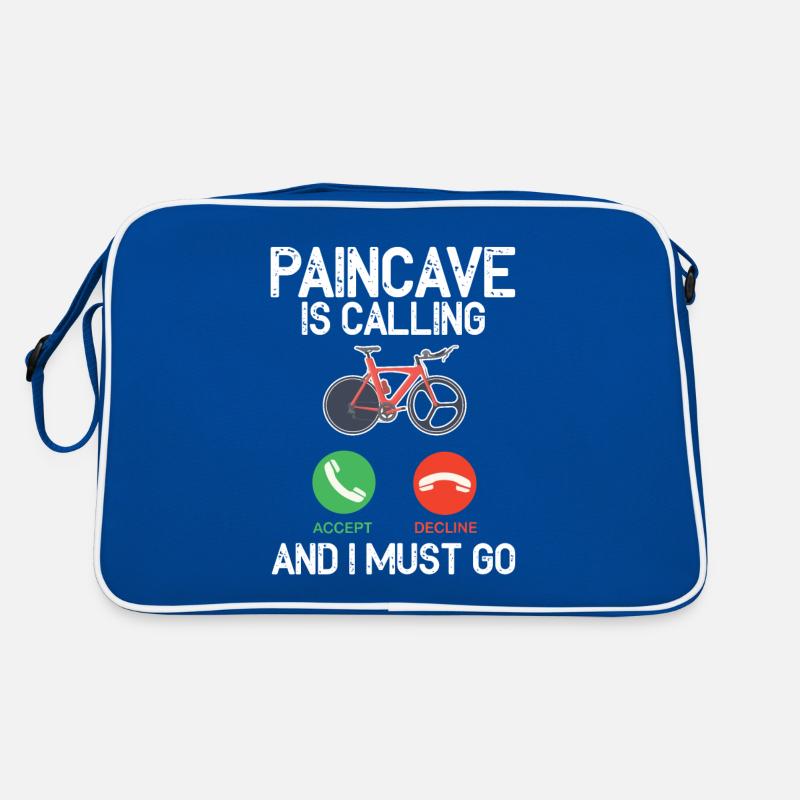 Paincave Is Calling And I Must Triathlon Retro Tasche