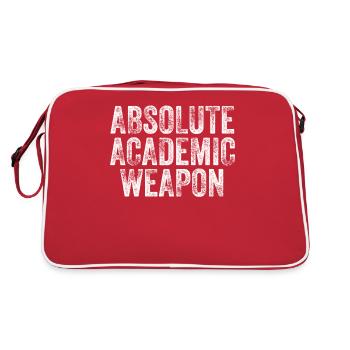 Students Absolute Academic Weapon - Retro Bag - red/white - Back