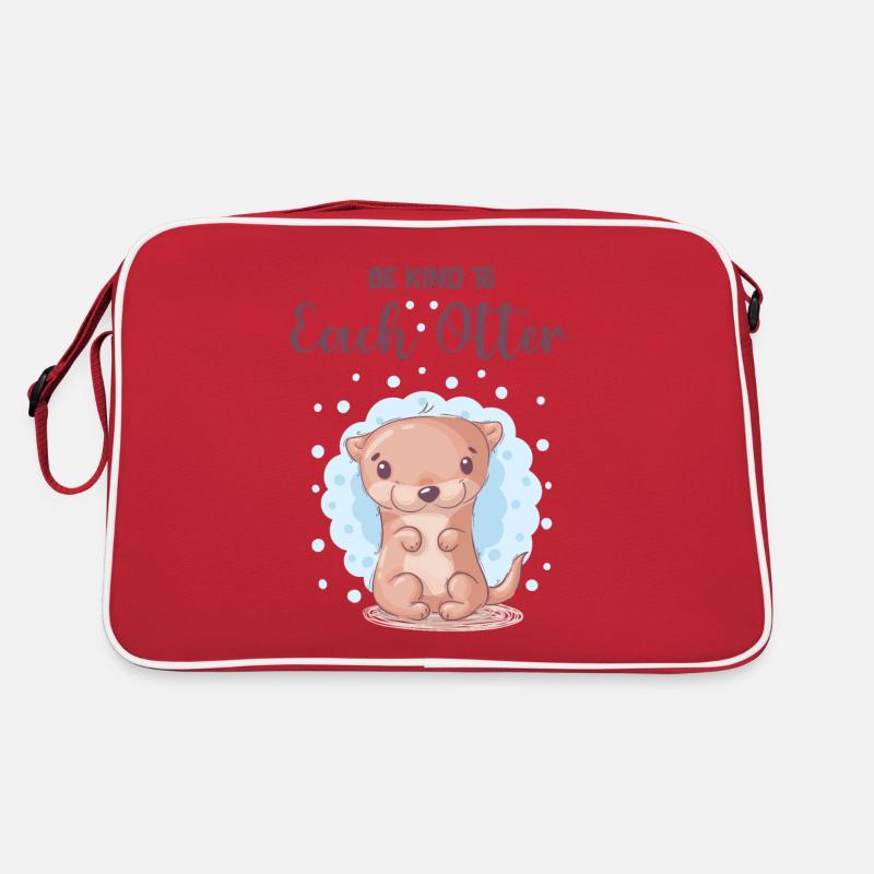 Sei Nett Zu Jedem Otter Retro Tasche