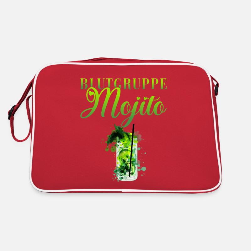 Blood type Mojito Bartender Retro Bag