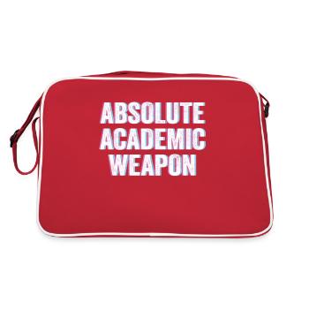 Students Absolute Academic Weapon - Retro Bag - red/white - Back