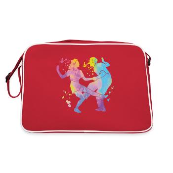 Dancing Swing 60s Boogie Woogie - Retro Bag - red/white - Back