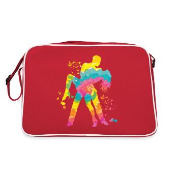 Salsero et Salsera Salsa-festival - Sac Retro - rouge/blanc - Dos