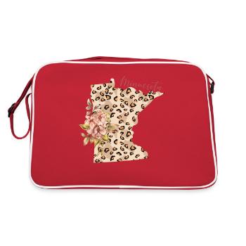 Minnesota Leopard State Minnesota - Retro Bag - red/white - Back