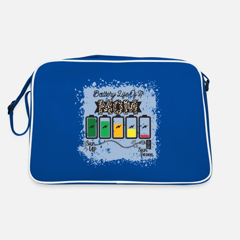 Batterielebensdauer Einer Mutter Retro Tasche