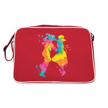 Dancing Swing 60s Boogie Woogie - Retro Bag - red/white - Back