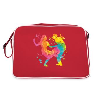 Dancing Swing 60s Boogie Woogie - Retro Bag - red/white - Back