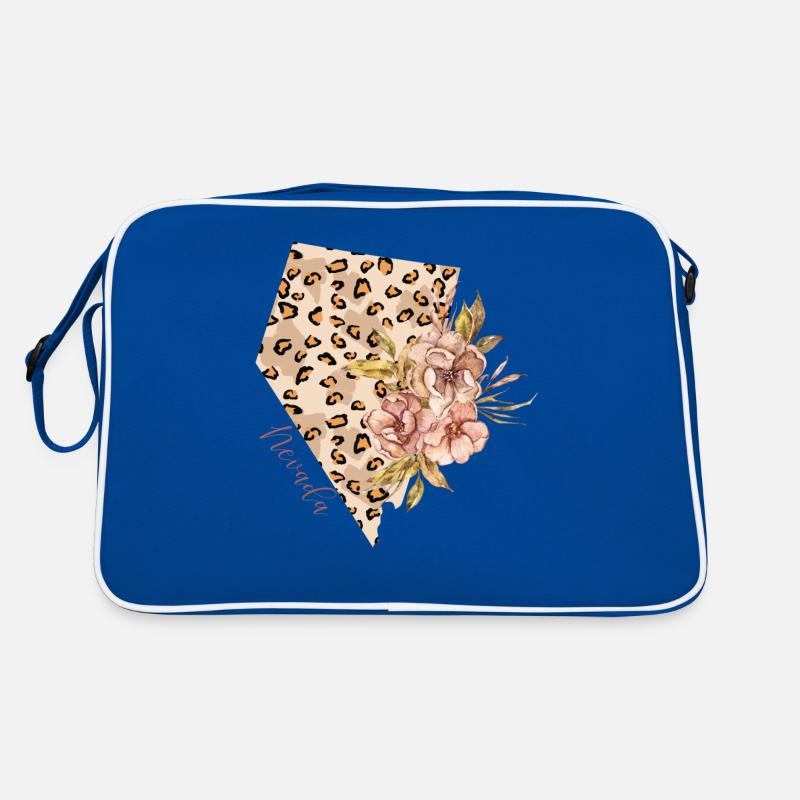 Nevada Leopard Pattern Map Leo Retro Bag