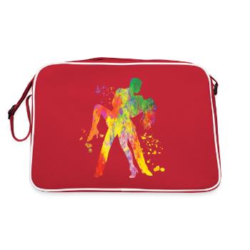 Salsero et Salsera Salsa-festival - Sac Retro - rouge/blanc - Dos