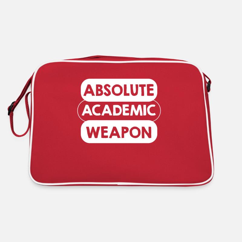 Student Absolute Academic Weapon Retro Bag
