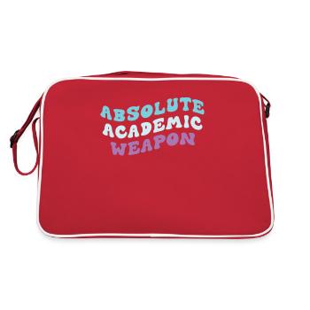 Student Absolute Academic Weapon - Retro Bag - red/white - Back