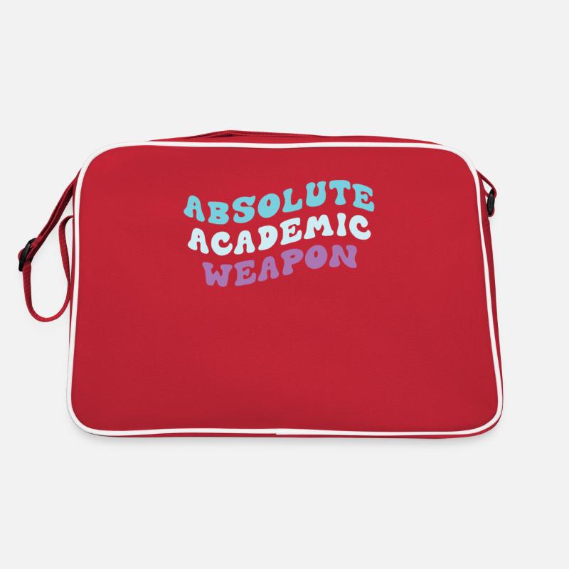 Student Absolute Academic Weapon Retro Bag