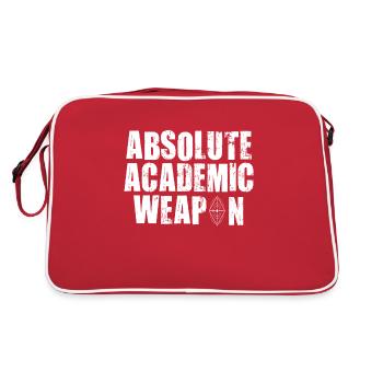 Student Absolute Academic Weapon - Retro Bag - red/white - Back