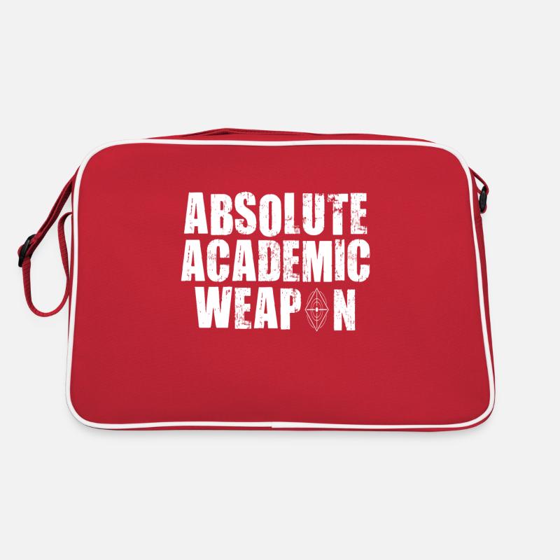 Student Absolute Academic Weapon Retro Bag