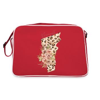 Vermont Leo État du Vermont - Sac Retro - rouge/blanc - Dos