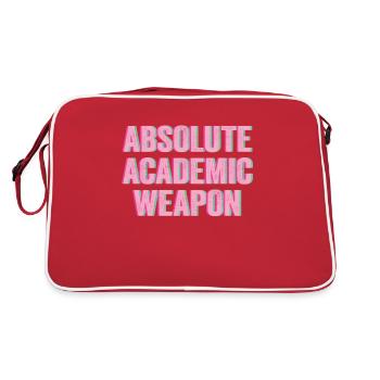 Student Absolute Academic Weapon - Retro Bag - red/white - Back