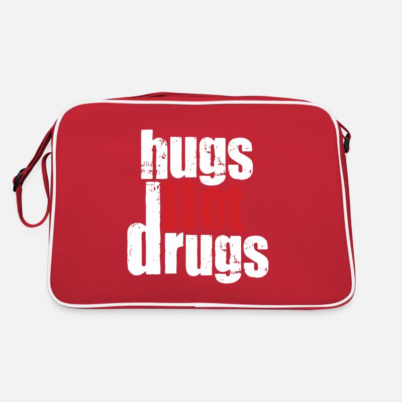 Des câlins au lieu de drogues Sac Retro