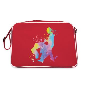 Salsero et Salsera Festival de salsa - Sac Retro - rouge/blanc - Dos