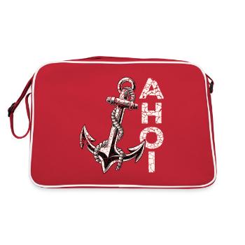 Ahoy anchor home Frise orientale Frise orientale Frise orientale - Sac Retro - rouge/blanc - Dos