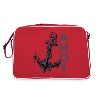 Ahoy anchor home Frise orientale Frise orientale Frise orientale - Sac Retro - rouge/blanc - Dos