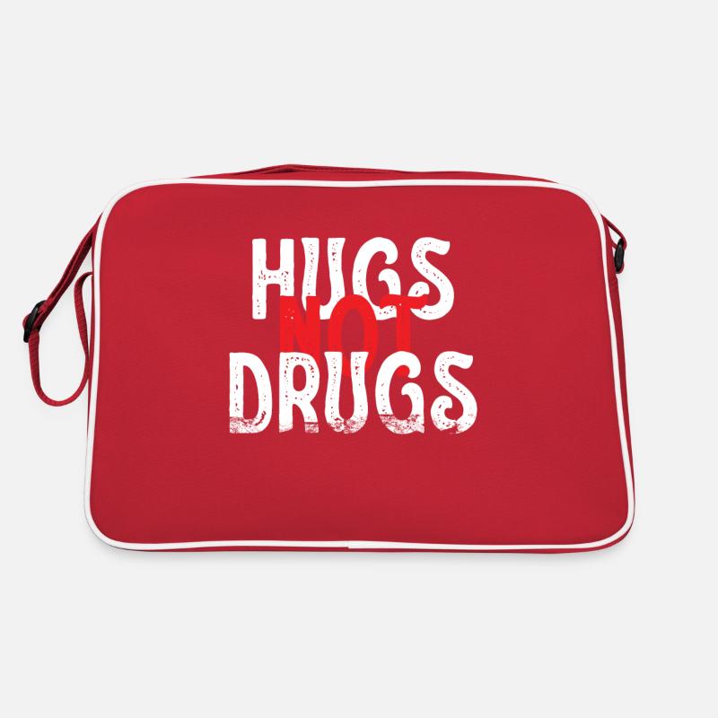 Des câlins au lieu de drogues Sac Retro
