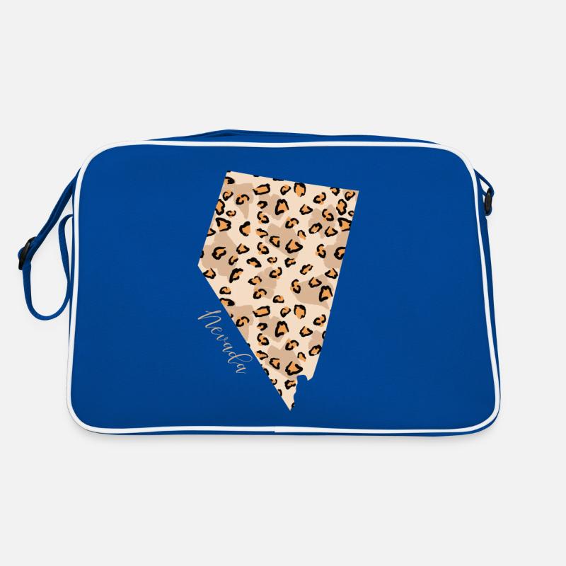 Nevada Leopard Pattern Map Leo Retro Bag