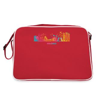 Madrid Skyline Madrid - Sac Retro - rouge/blanc - Dos