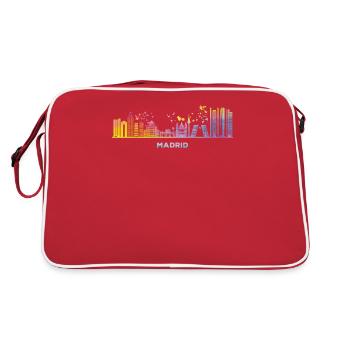 Madrid Skyline Madrid - Sac Retro - rouge/blanc - Dos