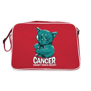 Le cancer ne frappe pas sur le cancer de l’ovaire - Sac Retro - rouge/blanc - Dos
