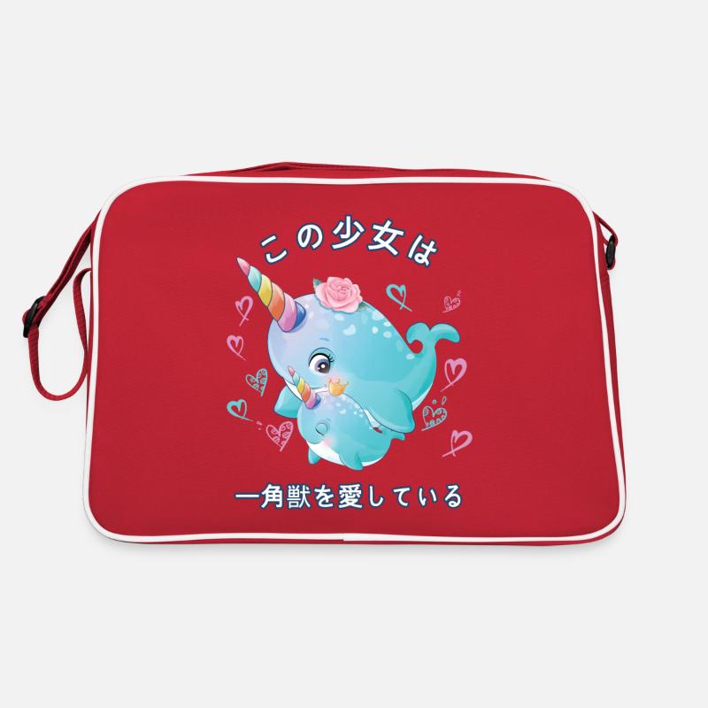 Narwal Liebe Mama Narwal Retro Tasche