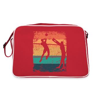 Volleyball Joueur Retro Beach Volleyball - Sac Retro - rouge/blanc - Dos