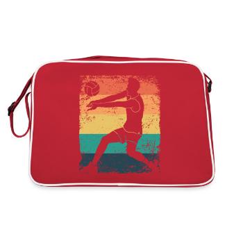 Volleyball Joueur Retro Beach Volleyball - Sac Retro - rouge/blanc - Dos