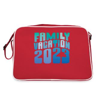 Summer family holidays 2023 - Retro Bag - red/white - Back