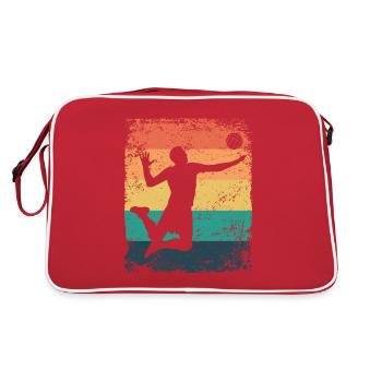 Volleyball Joueur Retro Beach Volleyball - Sac Retro - rouge/blanc - Dos