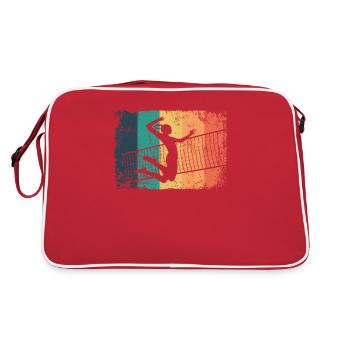 Volleyball Joueur Retro Beach Volleyball - Sac Retro - rouge/blanc - Dos