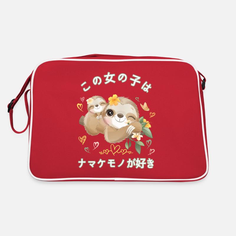 Faultier Liebe Mama Faultier Retro Tasche