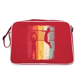 Volleyball Joueur Retro Beach Volleyball - Sac Retro - rouge/blanc - Dos